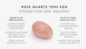 Rose Quartz Yoni Eggs
